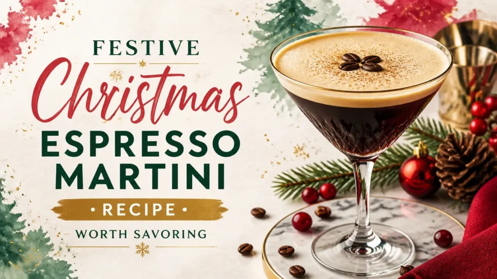 Festive Christmas Espresso Martini Recipe: Decaf, Spiced, and Built for Late-Night Celebrating 7 Featured image for Festive Christmas Espresso Martini Recipe Worth Savoring