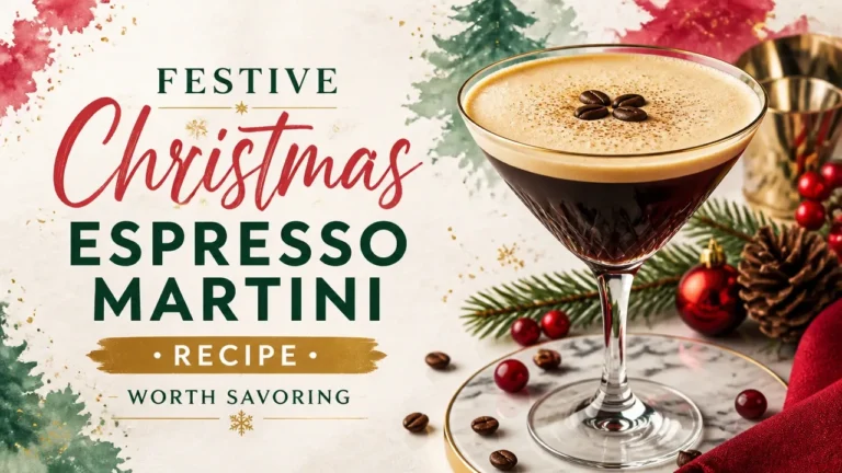 Featured image for Festive Christmas Espresso Martini Recipe Worth Savoring