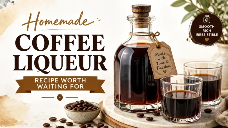 Featured image for Homemade Coffee Liqueur Recipe Worth Waiting For