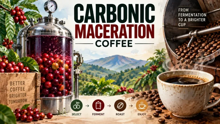 Featured image for How to Make Carbonic Maceration Coffee: The Complete Producer Protocol, Fermentation Science & Roasting Guide