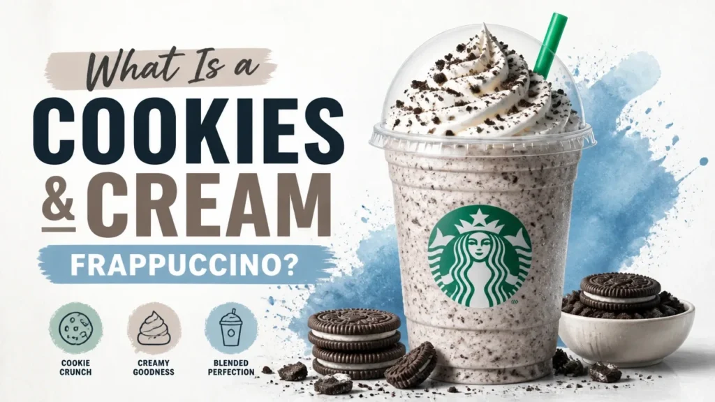 What Is a Cookies and Cream Frappuccino? Emulsion Physics, Dutch-Process Mocha, and the Tri-Level Cookie Protocol 4 Featured image for What Is a Cookies and Cream Frappuccino?