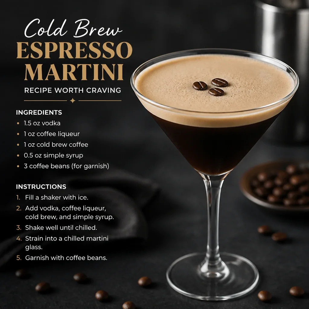Cold Brew Espresso Martini Recipe: How to Build a Stable Crema Head Without Espresso CO2 5 Macro photograph for Cold Brew Espresso Martini Recipe Worth Craving