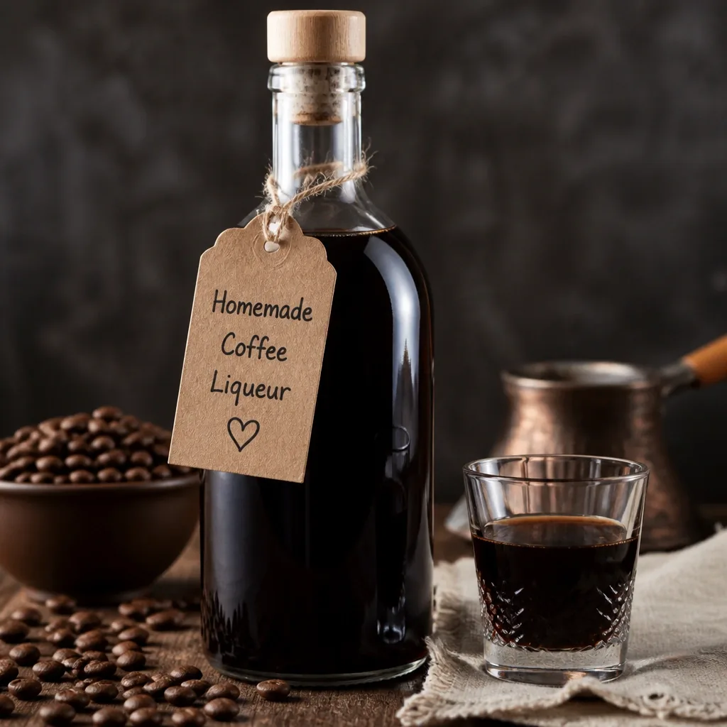 Macro photograph for Homemade Coffee Liqueur Recipe Worth Waiting For