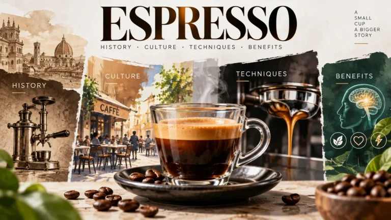 Featured image for An Overview of Espresso: History, Culture, techniques and Benefits