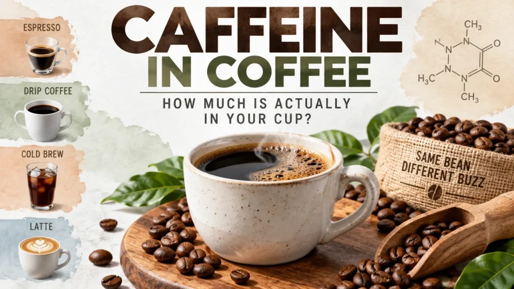 Featured image for Caffeine Content of Coffee: How Much Is Actually in Your Cup?