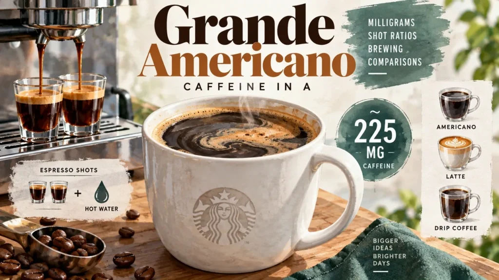 Featured image for Caffeine in a Grande Americano: Exact Milligrams, Shot Ratios, and Brewing Comparisons