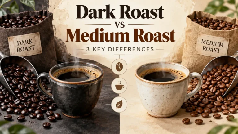 Featured image for Dark Roast Vs Medium Roast Coffee – 3 Key Differences