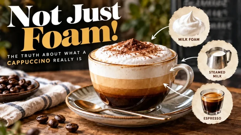 Featured image for Not Just Foam! The Truth About What a Cappuccino REALLY Is