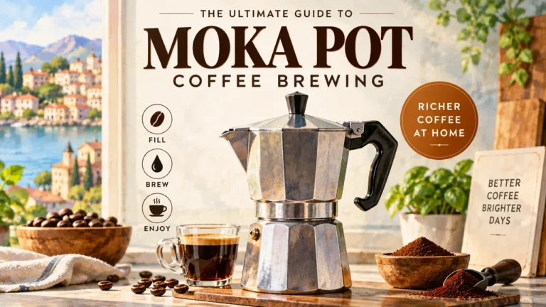 Featured image for The Ultimate Guide to Moka Pot Coffee Brewing